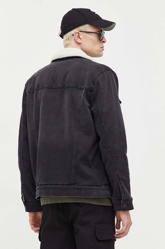 Odzież Hollister Co. kurtka jeansowa KI332.3048.900 czarny