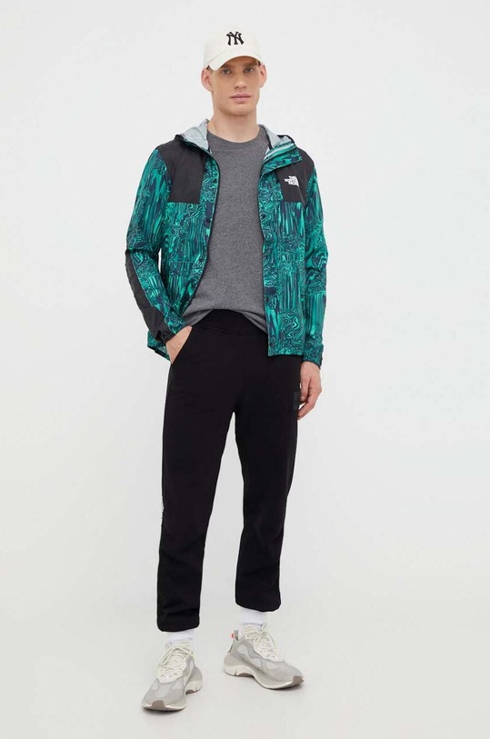 Αντιανεμικό The North Face NF0A5IG3OSZ1 πράσινο SS24