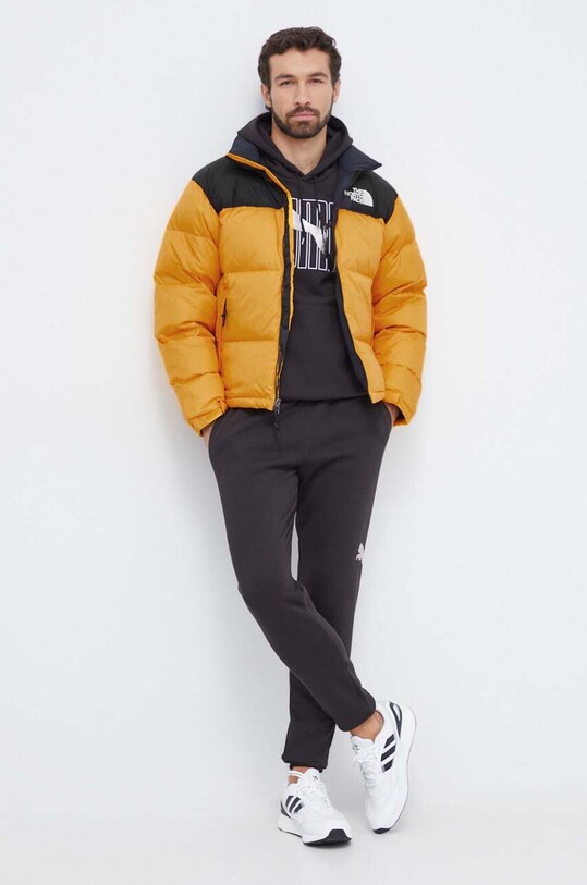 The North Face down jacket NF0A3C8DZU31 yellow AW23
