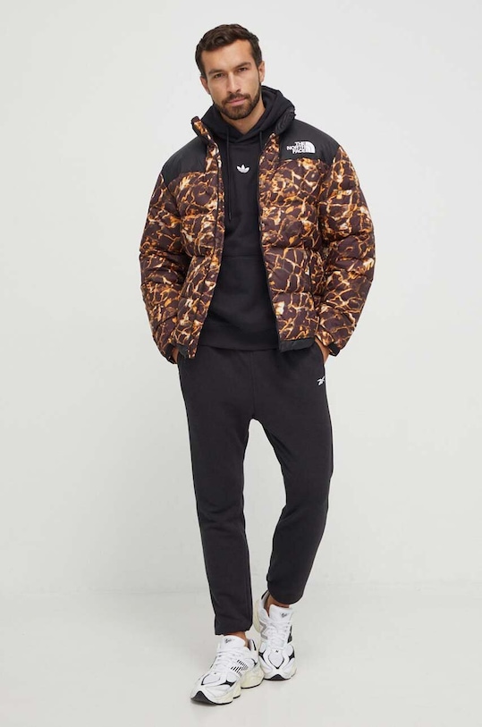 Μπουφάν με επένδυση από πούπουλα The North Face Lhotse Jacket NF0A3Y23OS31 καφέ SS24