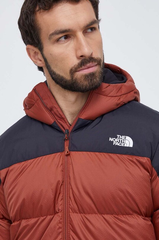 The North Face kurtka puchowa NF0A4M9LWEW1 brązowy