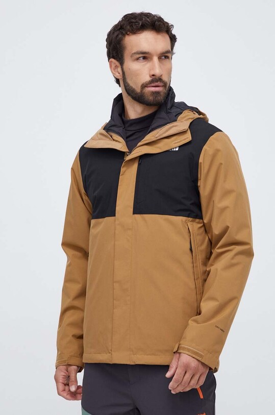 The North Face giacca da esterno Carto Triclimate transitorio marrone NF0A5IWIYW21