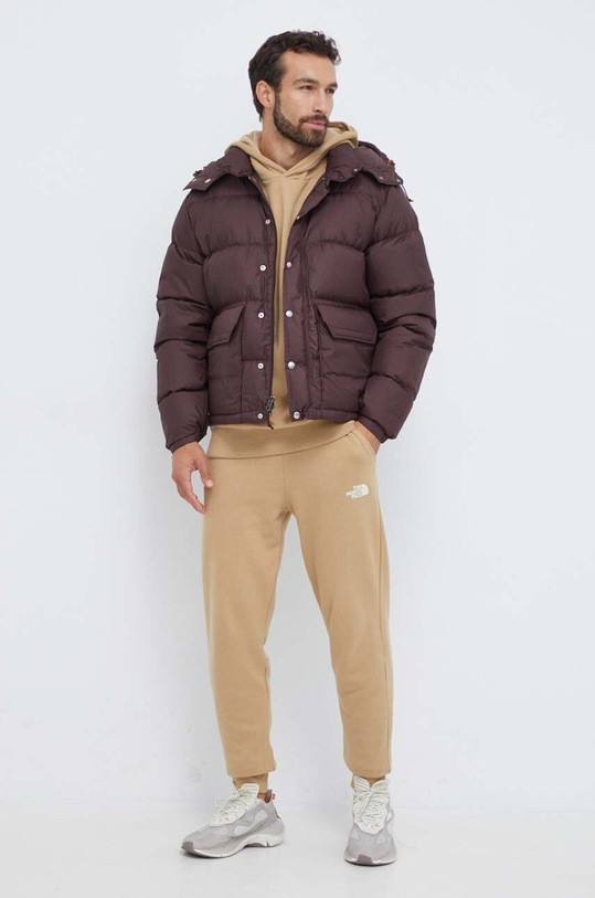 The North Face geaca de puf NF0A7US3I0I1 maro SS24