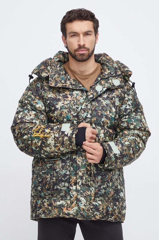 The North Face geaca de puf verde NF0A831ROPH1