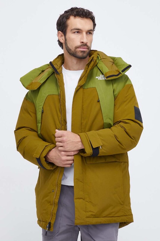 The North Face geaca cu captuseala verde NF0A852DOOT1