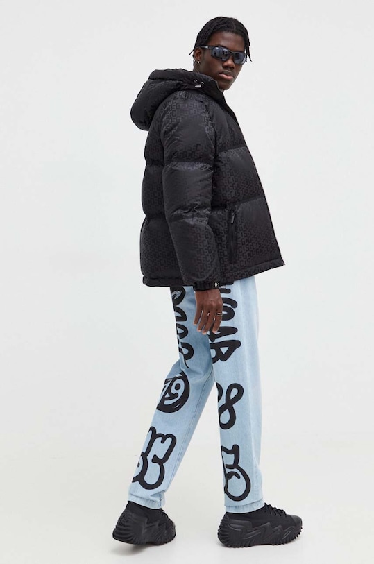 GCDS geaca de puf FW23M170201 negru AW23