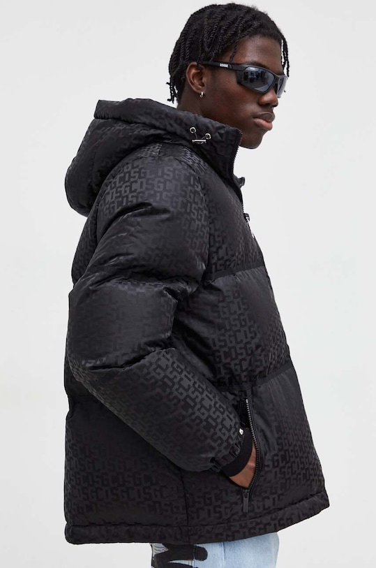 GCDS geaca de puf negru FW23M170201
