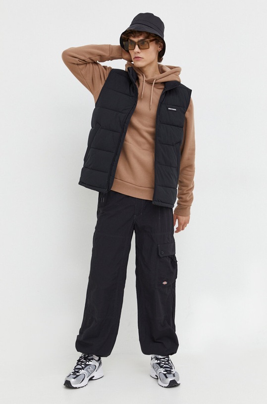 Abercrombie & Fitch bezrękawnik KI132.3066.900 czarny AW23