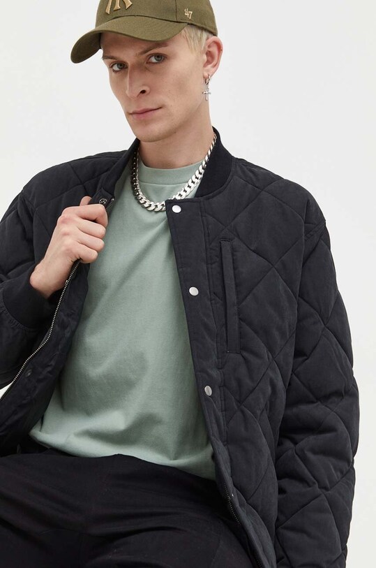 Odzież Abercrombie & Fitch kurtka KI132.3745.900 czarny