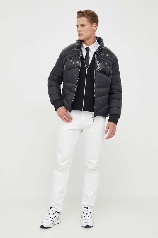 Péřová bunda Armani Exchange 6RZBL4.ZN2RZ černá AW23