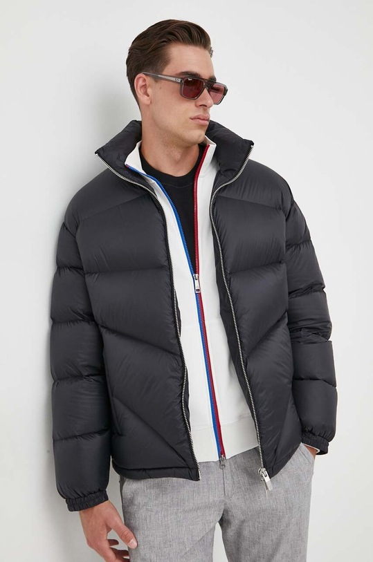 Péřová bunda Armani Exchange bez kapuce černá 6RZBL9.ZN2RZ
