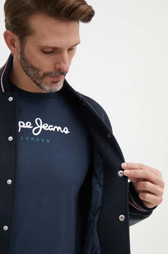 Bunda z vlněné směsi Armani Exchange 6RZB21.ZNIKZ
