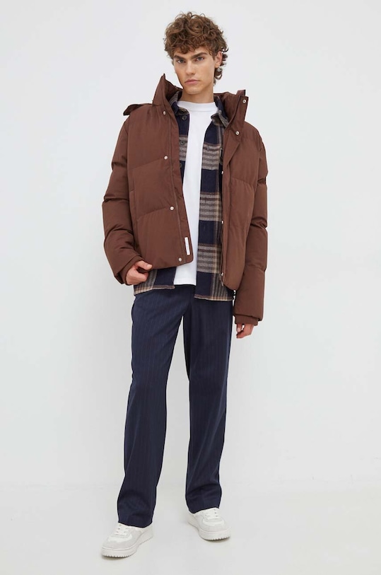 Μπουφάν Les Deux LDM610103 καφέ AW23