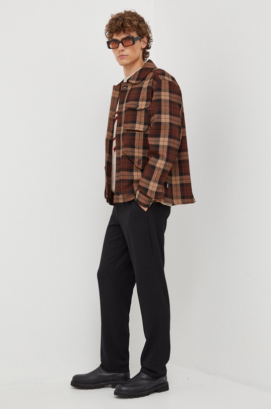 Les Deux kurtka LDM610108 brązowy AW23