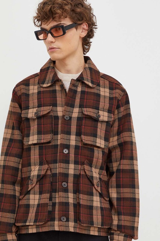 Les Deux kurtka brązowy LDM610108