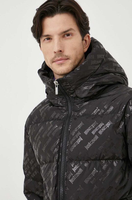 Пухова куртка Just Cavalli чорний 75OAUD16.CQD77