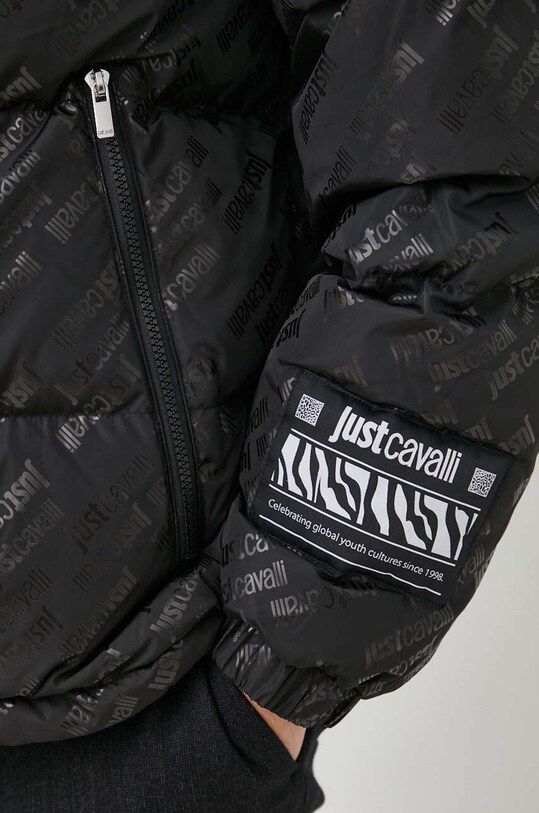 Just Cavalli kurtka puchowa 75OAUD16.CQD77 czarny