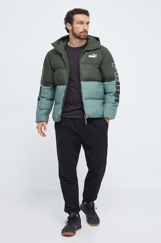 Яке Puma 675389 зелен AW23