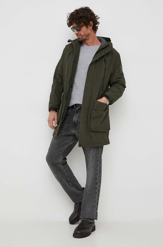 Liu Jo parka M223P105PARKAFALL zielony AW23