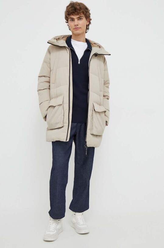 Marc O'Polo kurtka puchowa 329096070136 beżowy AW23