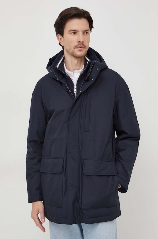 Пухова куртка Paul&Shark з утепленням темно-синій 13312084