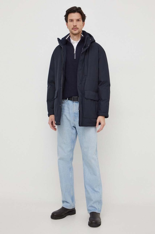 Пухова куртка Paul&Shark 13312084 темно-синій AW23