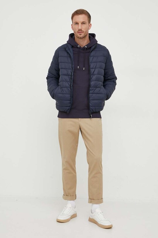 Pepe Jeans kurtka bez kaptura granatowy PM402864.594