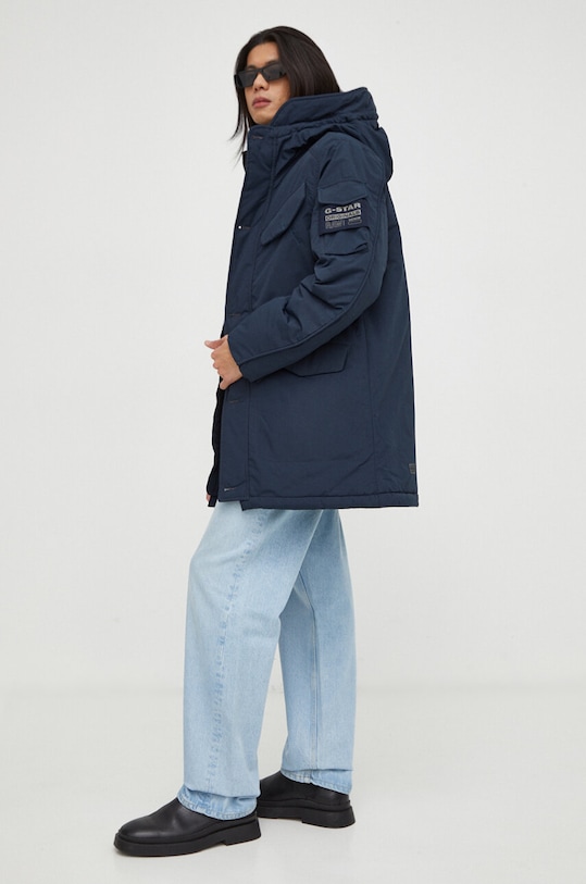 G-Star kurtka bez kaptura granatowy D22713.D419