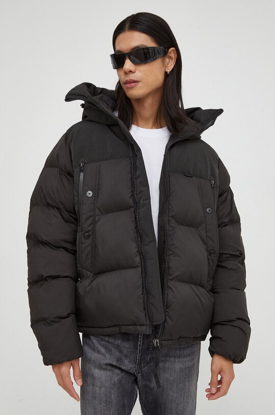 G-Star Raw geaca cu captuseala negru D23645.D199