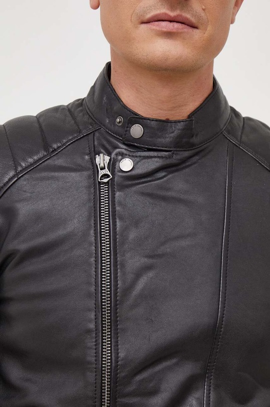 Pepe Jeans geaca de piele Brewster PM402847.999 negru