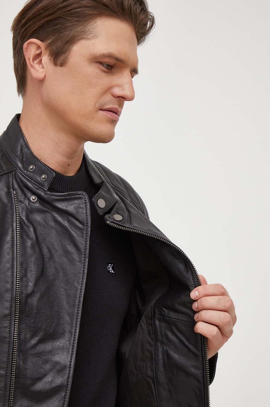 Pepe Jeans geaca de piele Brewster PM402847.999
