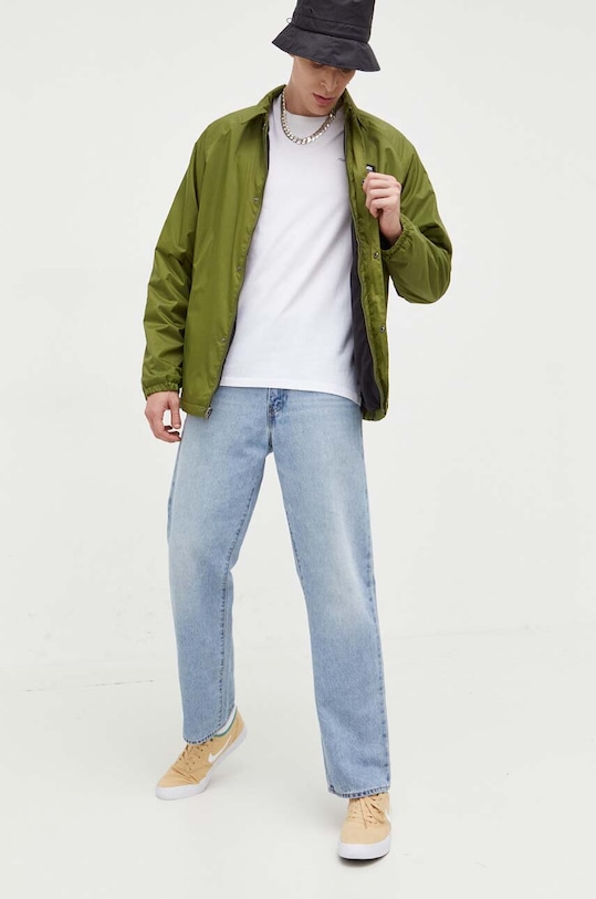 Ρούχα Μπουφάν δυο όψεων Vans VN0A7SGFCBM1 πράσινο