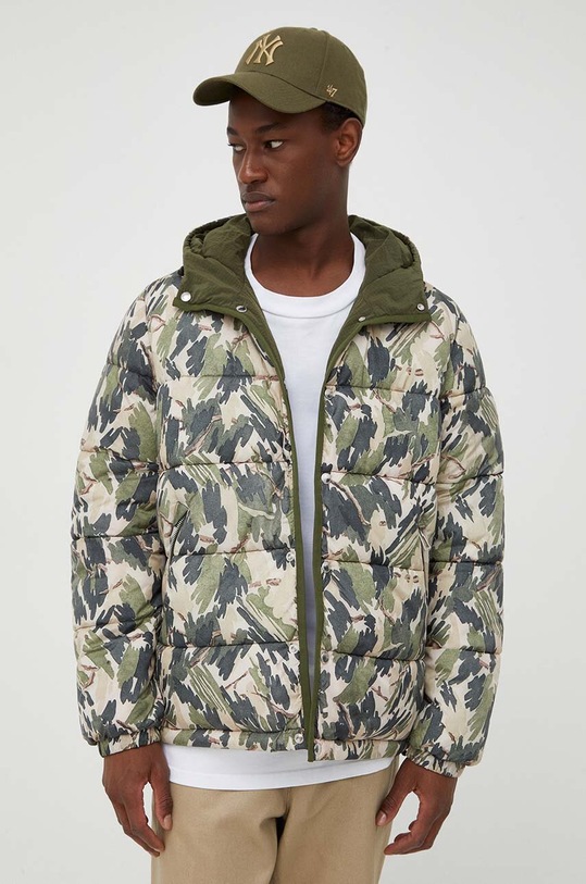 Dvostrana jakna PS Paul Smith M2R.443Y.L21880 zelena AW23