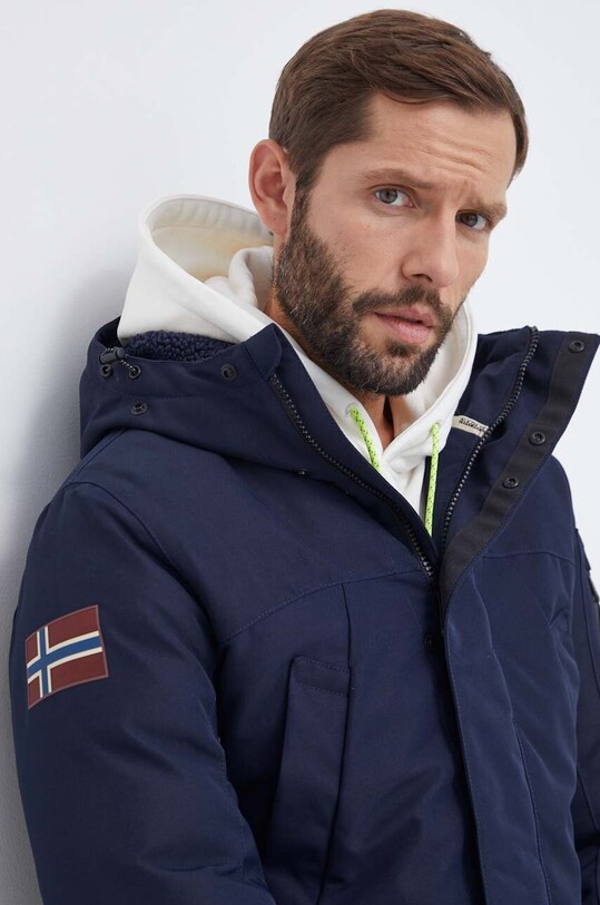 Napapijri giacca parka NP0A4HEP1761 blu navy
