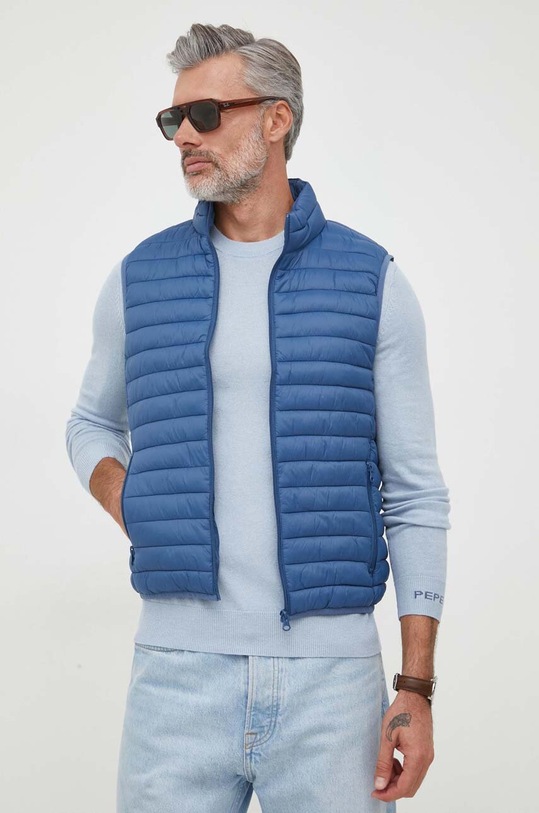United Colors of Benetton bezrękawnik 2BA2UJ005.217 niebieski AW23