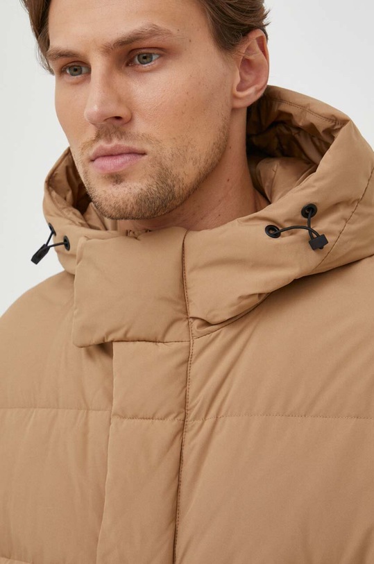Μπουφάν με επένδυση από πούπουλα United Colors of Benetton 2JF8UN02N.34A μπεζ