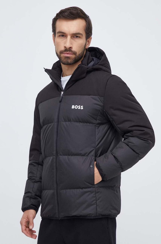 Boss Green geaca de puf BOSS GREEN cu captuseala negru 50497558