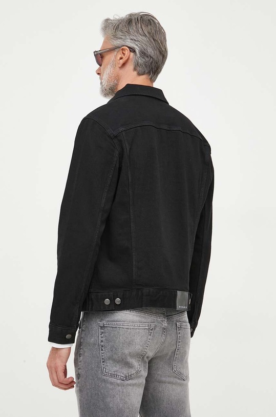 Sisley kurtka jeansowa 2FRTSN02U.800 czarny AW23