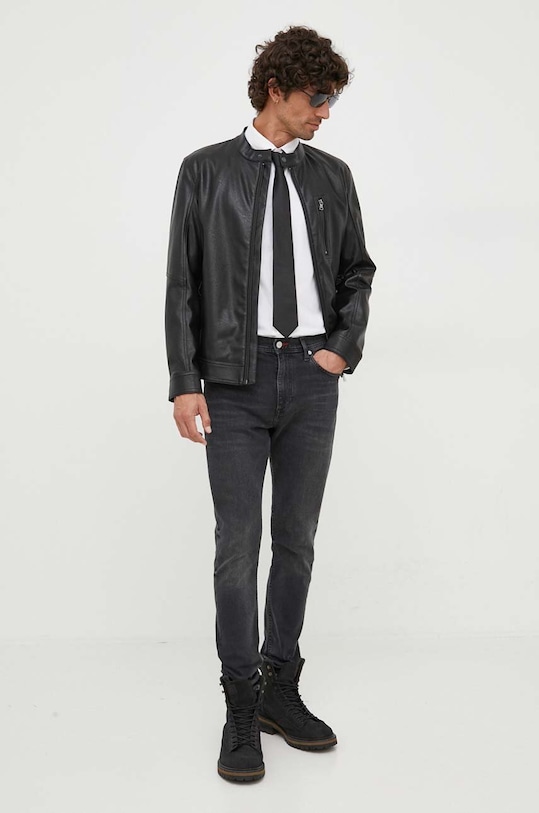 Bunda Sisley 21DYSN02I.100 černá AW23