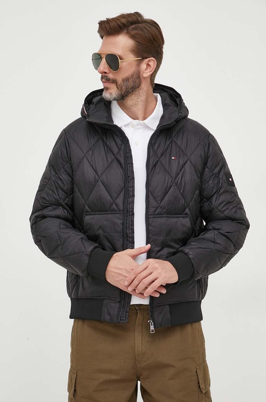 Μπουφάν Tommy Hilfiger MW0MW32766 μαύρο AW23