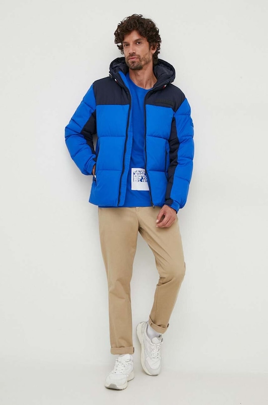 Μπουφάν Tommy Hilfiger MW0MW32771 μπλε AW23