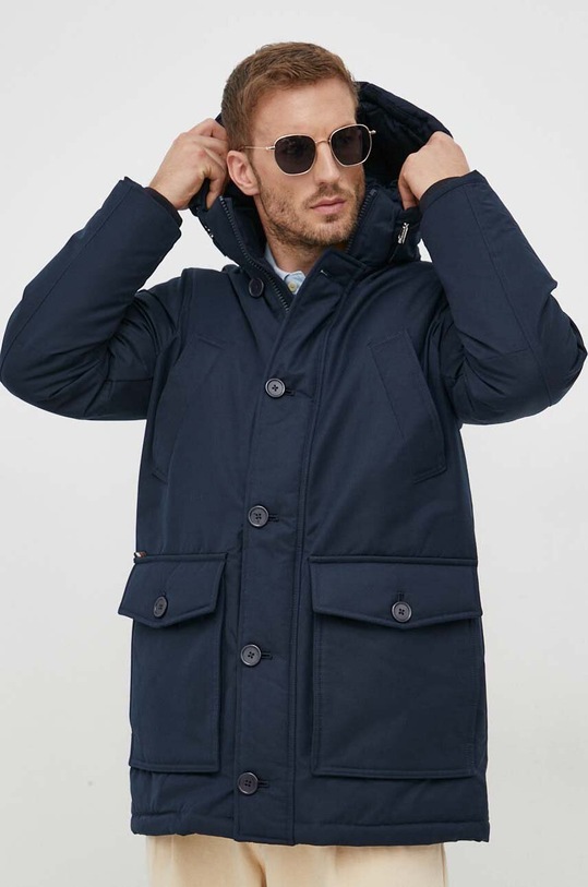 Tommy Hilfiger kurtka puchowa pozostałe granatowy MW0MW32779