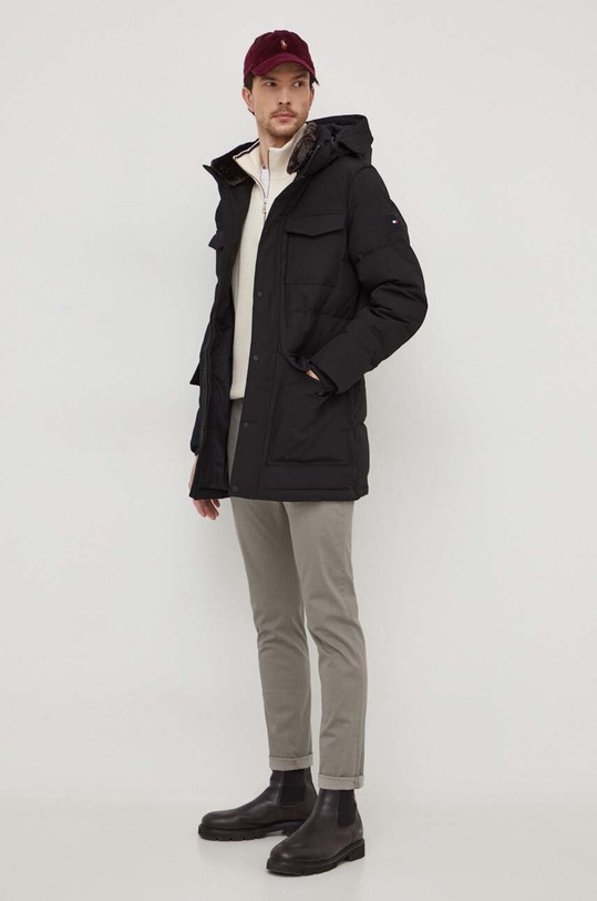 Tommy Hilfiger kurtka MW0MW32780 czarny AW23