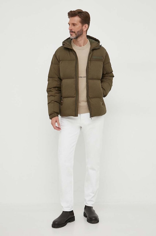 Páperová bunda Tommy Hilfiger MW0MW32786 zelená AW23