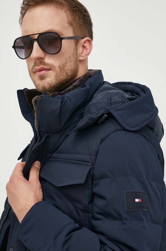 Μπουφάν Tommy Hilfiger σκούρο μπλε MW0MW32790