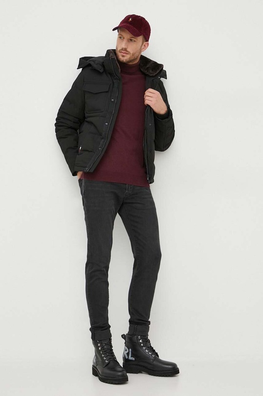 Μπουφάν Tommy Hilfiger MW0MW32790 μαύρο AW23