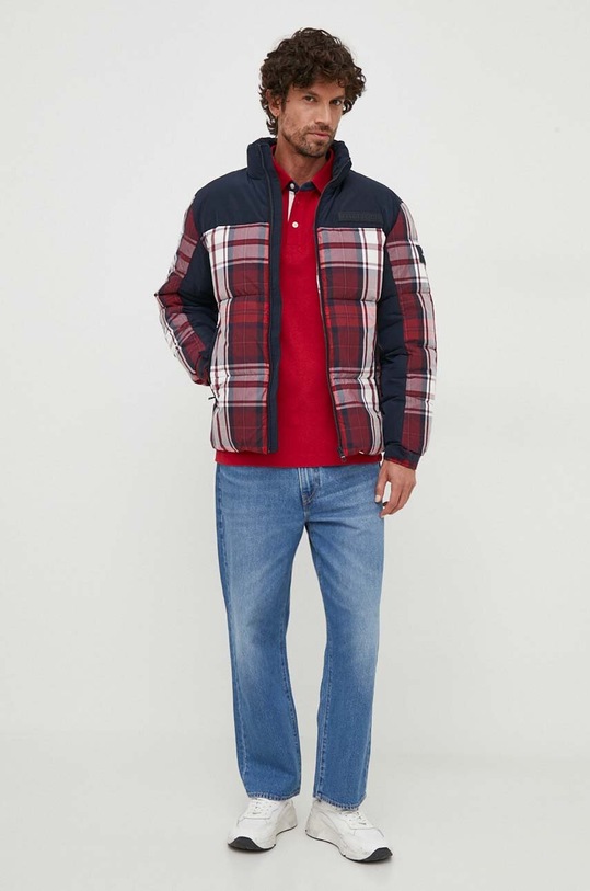 Bunda Tommy Hilfiger MW0MW33432 tmavomodrá AW23
