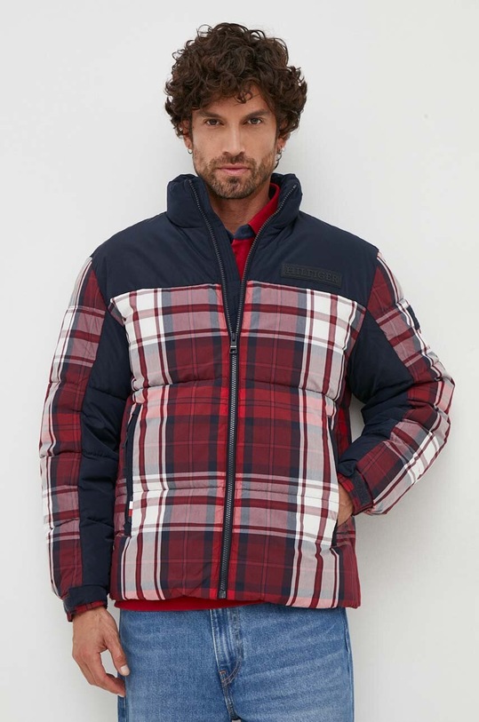 Bunda Tommy Hilfiger tmavomodrá MW0MW33432