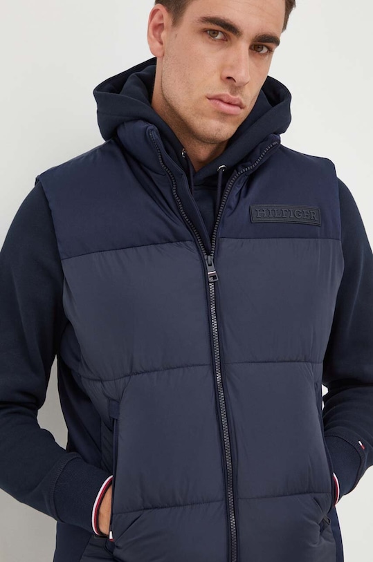 Tommy Hilfiger bezrękawnik bez kaptura granatowy MW0MW32769