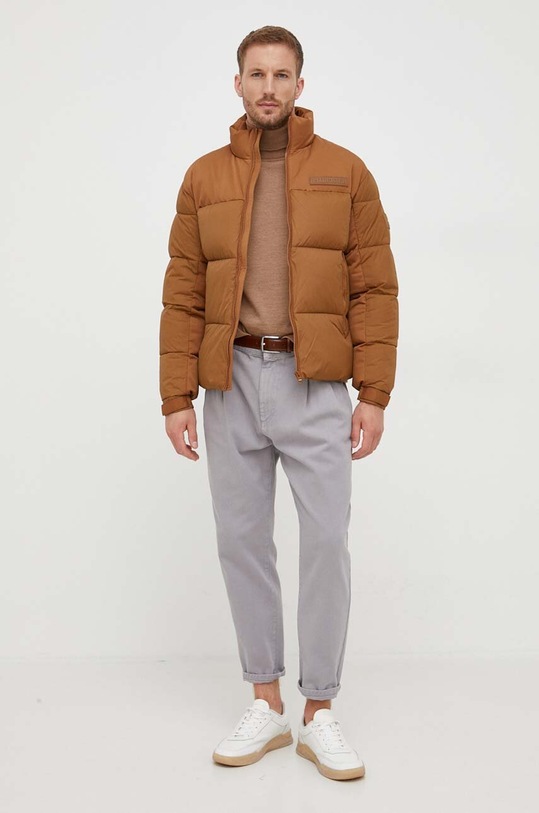Jakna Tommy Hilfiger MW0MW32770 smeđa AW23